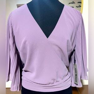 Young contemporary Purple Blouse by Haute Monde / Large